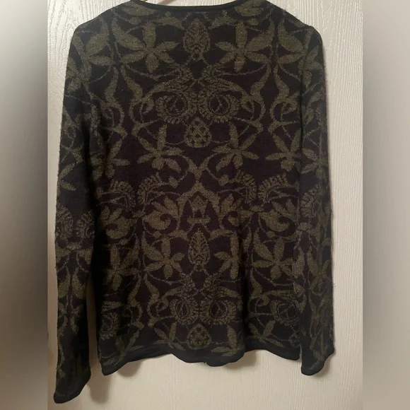 Peruvian Connection Alpaca Wool Cardigan Size Medium - Picture 6 of 7